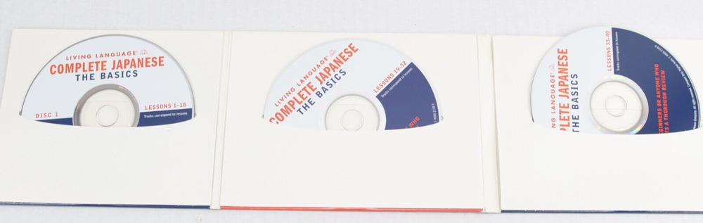 Living Language Japanese: Complete Course 40 Lessons on 3 CDs